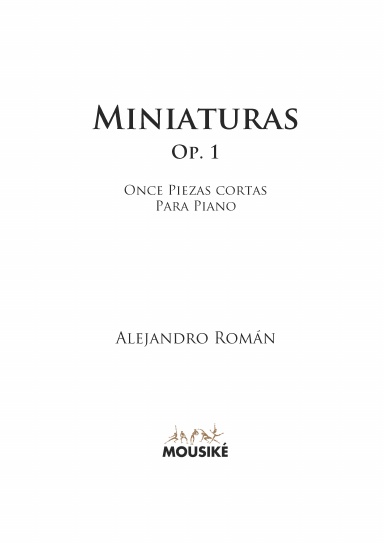 Miniaturas, Op. 1