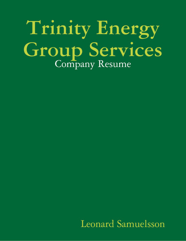 Trinity Energy Group Services - Company Resume