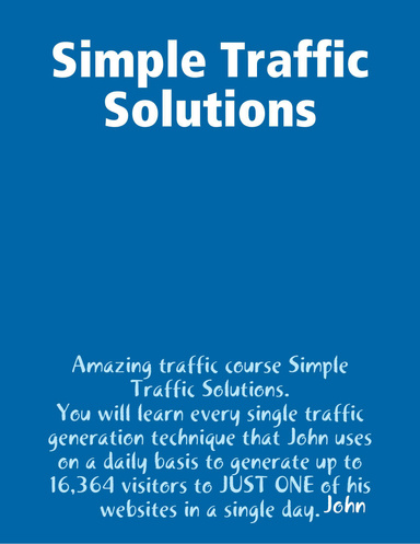 Simple Traffic Solutions