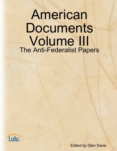 American Documents Volume III