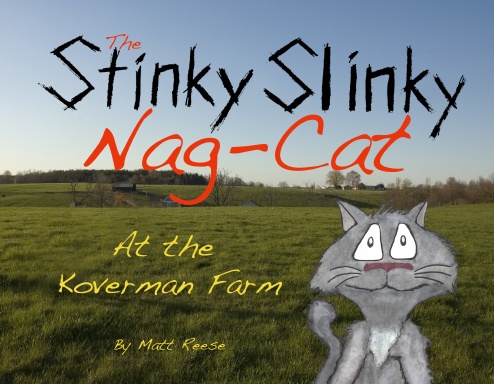 The Stinky Slinky Nag-cat at the Koverman farm