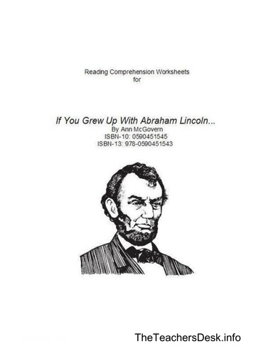 If...Abraham Lincoln Reading Comprehension Worksheets