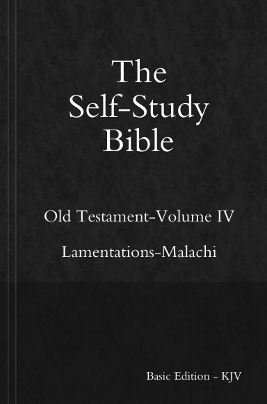Self-Study Bible - Old Testament - Volume IV - HC