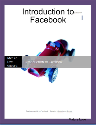 Introduction to Facebook