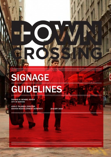 Downtown Crossing Signage Guidelines