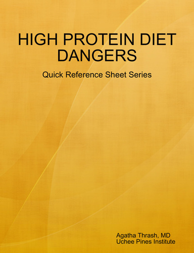 HIGH PROTEIN DIET DANGERS
