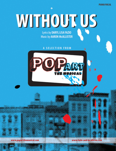 "Without Us" vocal sheet music from POPart: THE MUSICAL