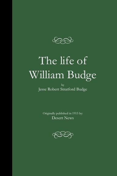 The life of William Budge (PB)