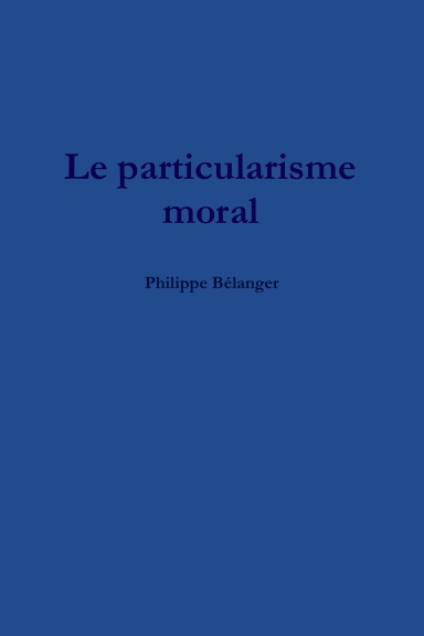 Le particularisme moral