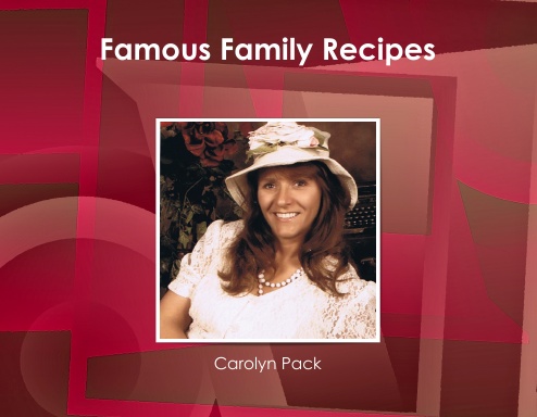 Cooking With Carolyn Pack