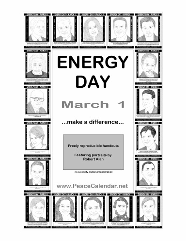 Renewable Energy Day - March 1