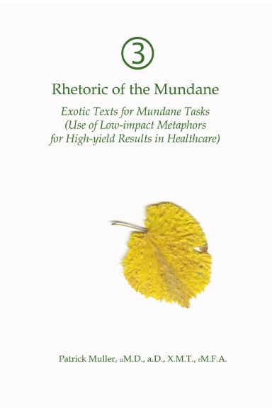 The Rhetoric of the Mundane: Exotic Texts for Mundane Tasks (Use of Low-impact Metaphors for High-Yield Results in Healthcare)