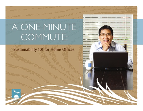 A One-Minute Commute: Sustainability 101 for Home Offices