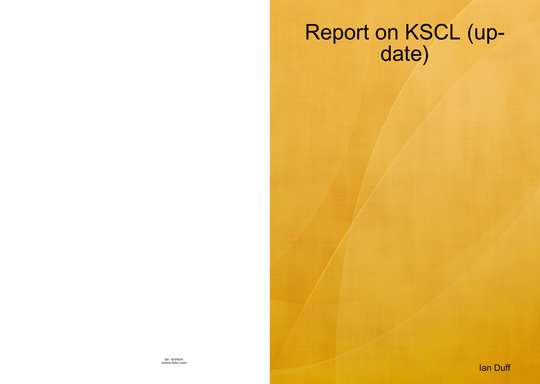 Report on KSCL (up-date)