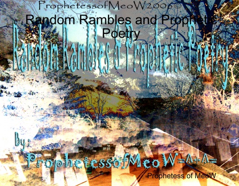 Randomized Rambles and Prophetic Poetry