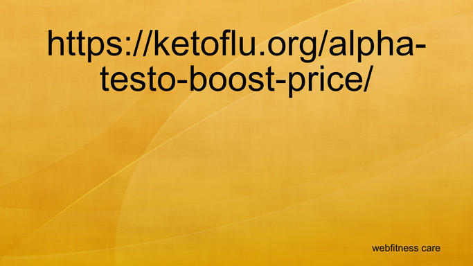 Alpha Testo Boost Price