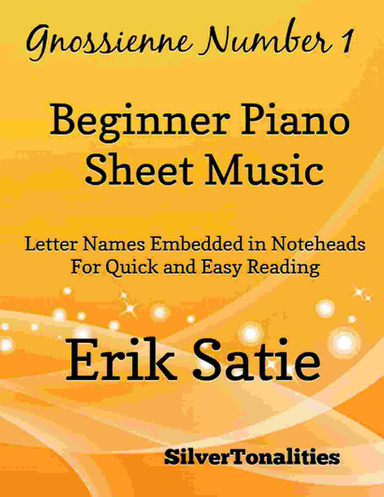 Gnossienne Number 1 Beginner Piano Sheet Music Pdf