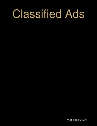 Classified Ads