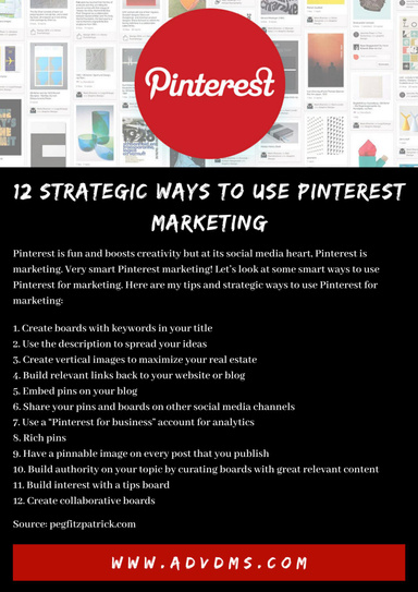 12 Strategic Ways to Use Pinterest Marketing