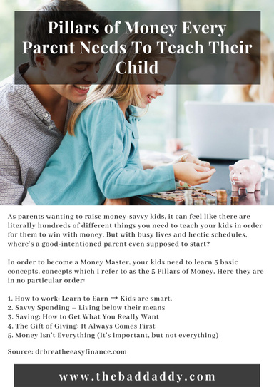 Pillars of Money Every Parent Needs To Teach Their Child