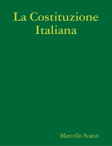 La Costituzione Italiana