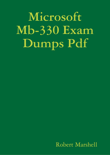 Microsoft Mb-330 Exam Dumps Pdf