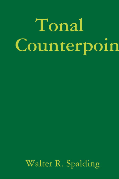 Tonal Counterpoint