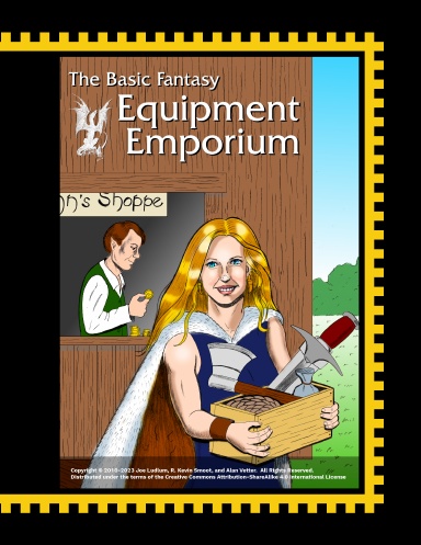 The Basic Fantasy Equipment Emporium