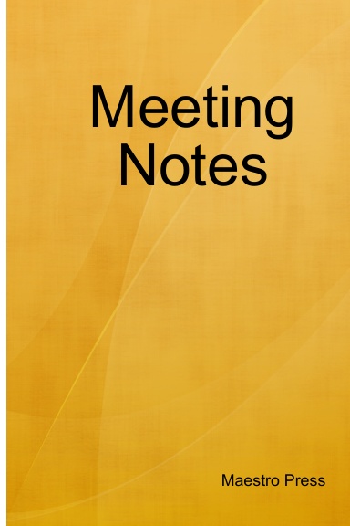 Meeting Notes