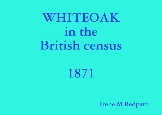 WHITEOAK in the British census : 1871
