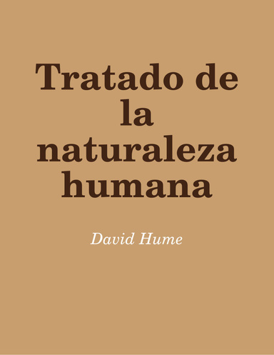 Tratado de la naturaleza humana