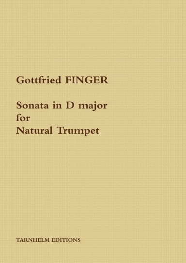 Sonata in D major for Natural Trumpet & Organ. Sheet Music.