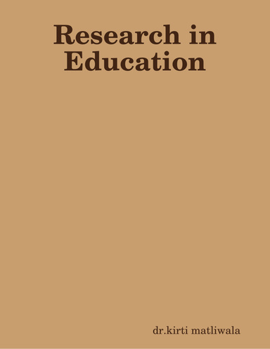 "Research in Education"