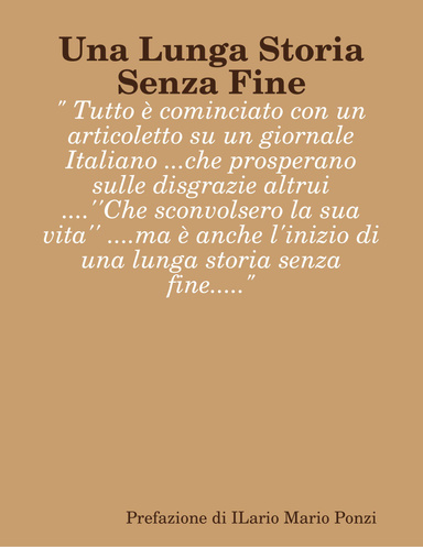 Una Lunga Storia Senza Fine