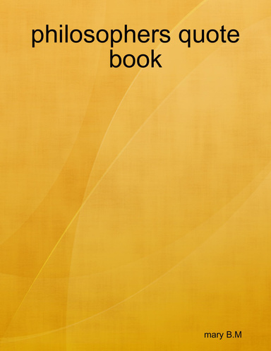 philosophers quote book