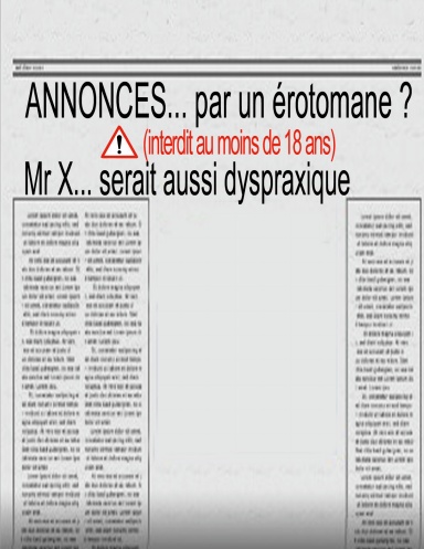 annonce par un érotomane?