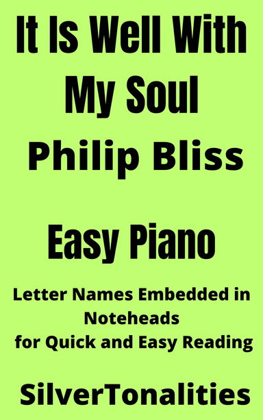 It Is Well With My Soul Easy Piano Sheet Music Pdf