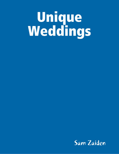 Unique Weddings