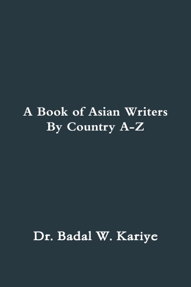 A Book of Asian Writers  By Country A-Z