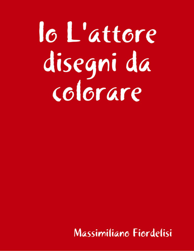Io L'attore disegni da colorare