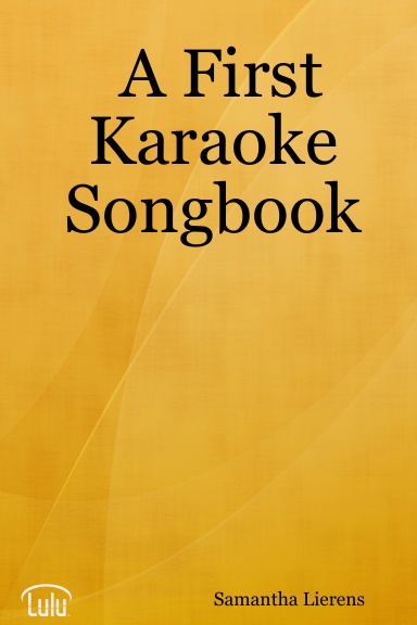 A First Karaoke Songbook