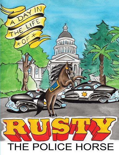 A Day In the Life of Rusty the Police Horse