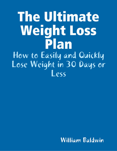 The Ultimate Weight Loss Plan