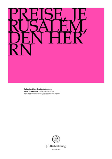 Reflexion BWV 119
