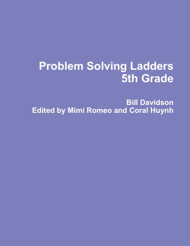 Problem Solving Ladders - 5th Grade
