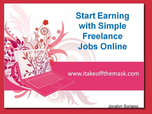 Start Earning With Simple Freelance Jobs Online