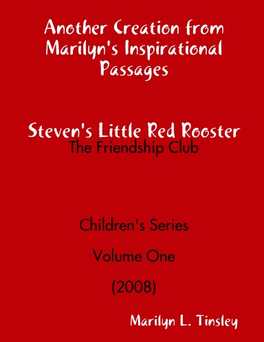 Steven's Little Red Rooster