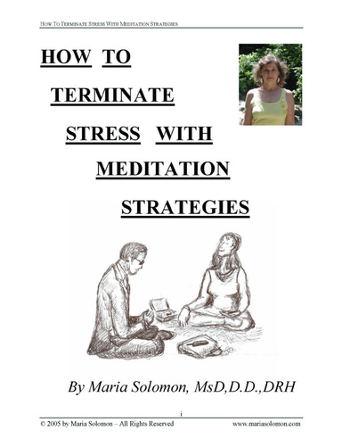 How To Terminate Stress With Meditation Strategies