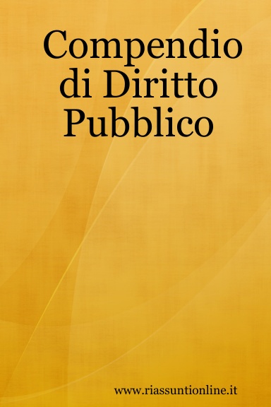 Compendio di Diritto Pubblico