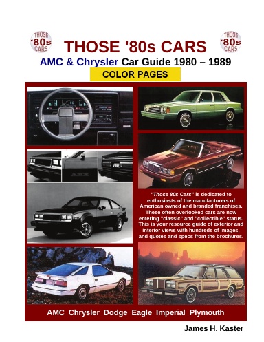 Those 80s Cars - AMC & Chrysler